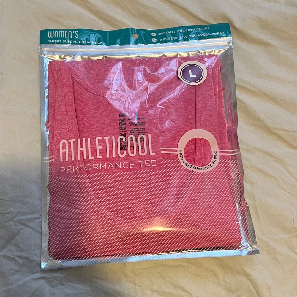 Athleticool Pink Performance Tee